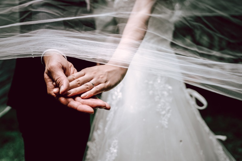 お二人の優しい笑顔を