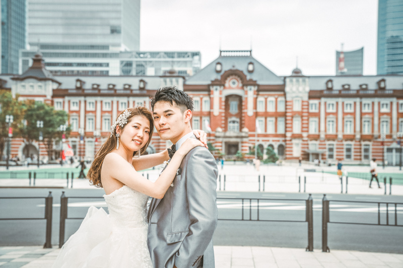 【東京駅:洋装】ナイトフォトプラン:オープニングムービー&ウェルカムボード付き!