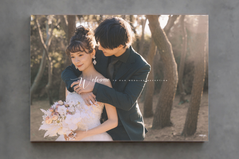 【城ヶ島：前撮りパックプラン】結婚式で使えるオープニングムービー&ウェルカムボード付きプラン