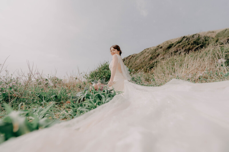 【城ヶ島】ソロウェディングプラン:ドレス1着