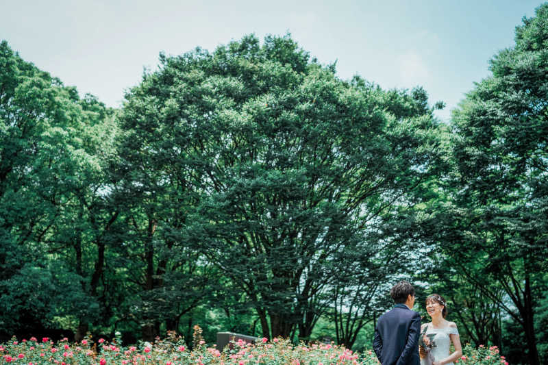 【GREEN & PARK】緑あふれる代々木公園でのナチュラルフォトウェディング!