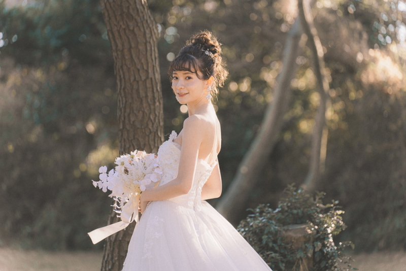 【城ヶ島】ソロウェディングプラン:ドレス3着