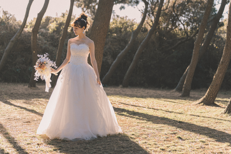 【城ヶ島】ソロウェディングプラン:ドレス2着