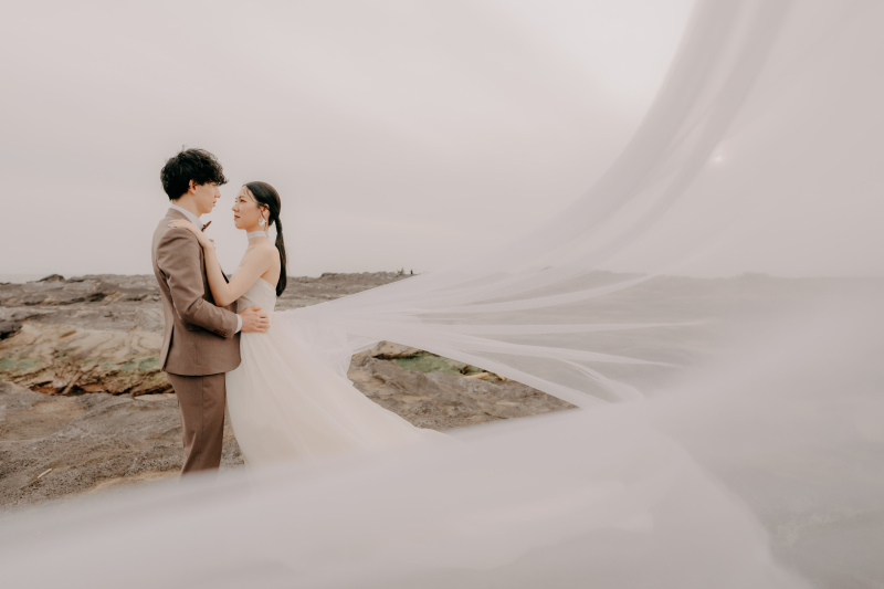 【城ヶ島:前撮りパックプラン】結婚式で使えるオープニングムービー&ウェルカムボードが付いてくる!!