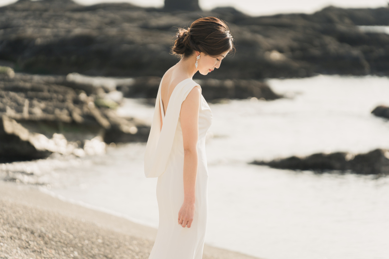 【城ヶ島】ソロウェディングプラン:ドレス2着