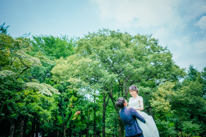 【GREEN & PARK】緑あふれる代々木公園でのナチュラルフォトウェディング!