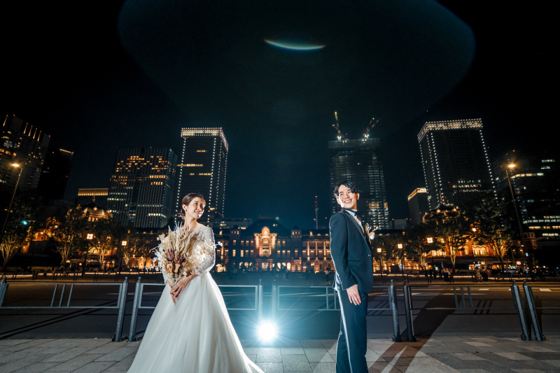 【東京駅:洋装】ナイトフォトプラン:オープニングムービー&フォトブック付き!