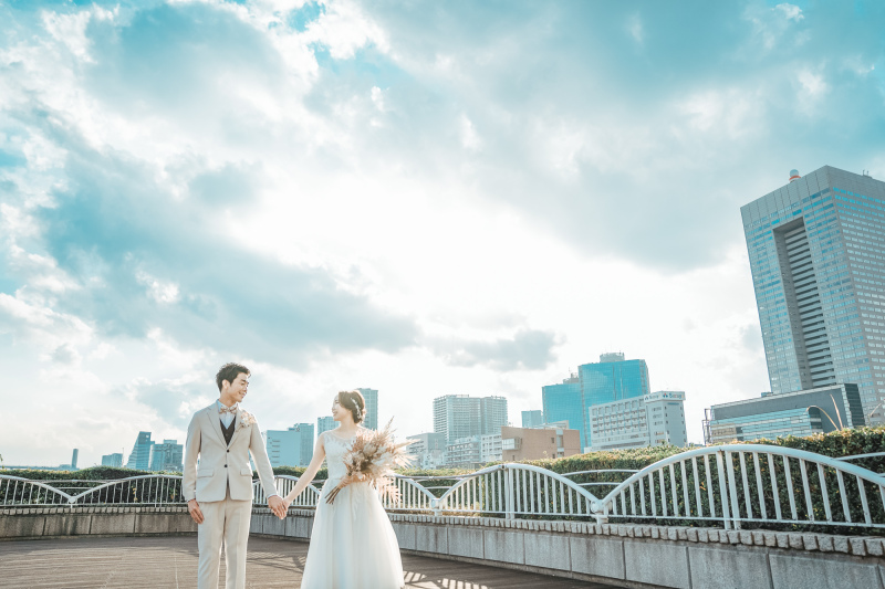 【BAYSIDE】東京湾を眺める竹芝でナチュラルフォトウェディング!