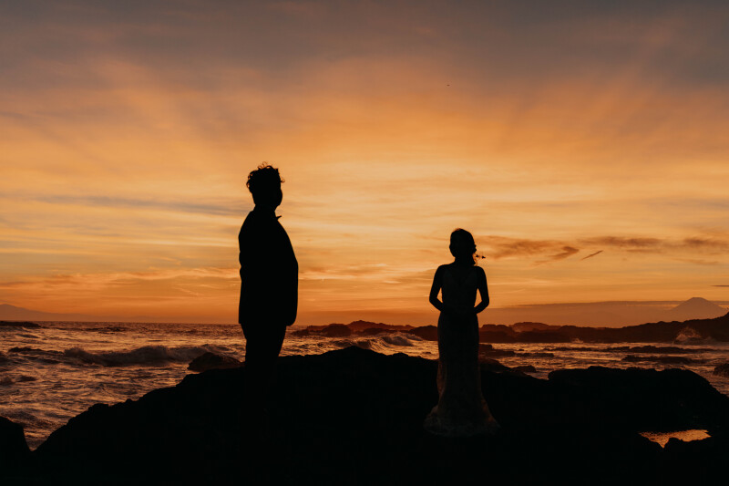 【城ヶ島：ドレス2着プラン】1日で2つの花嫁スタイルを楽しめるドレス2着付きフォトプラン