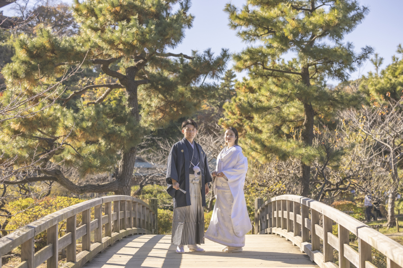 【通年プラン】ドレス+着物 洋装&和装2着ロケ撮影プラン 撮影250カット+納品データ200カット/全データ無料レタッチ付き