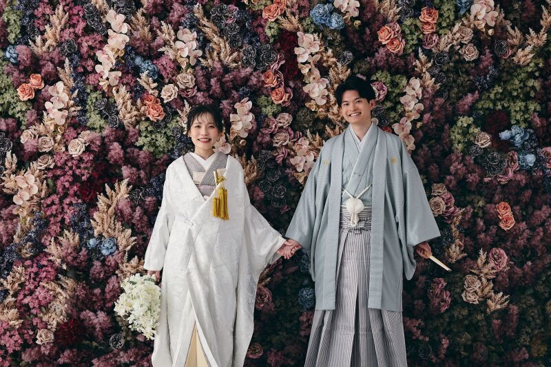 【通年プラン】ドレス+着物 洋装&和装2着スタジオ撮影プラン 撮影150カット+納品データ50カット/レタッチ&美肌補正付き