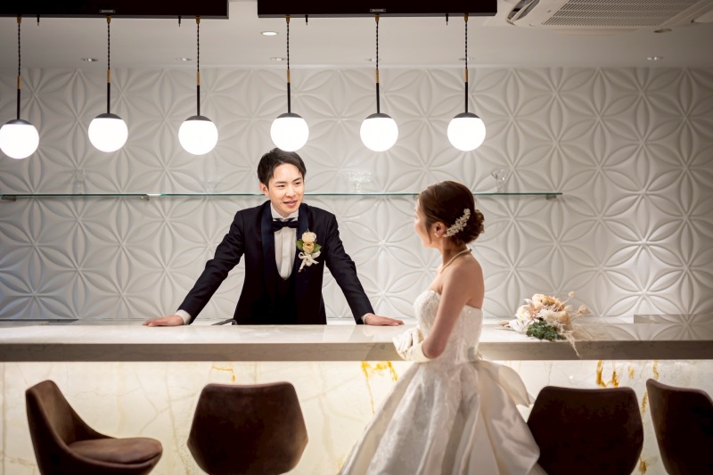 バーカウンターのあるパーティールームもあり!