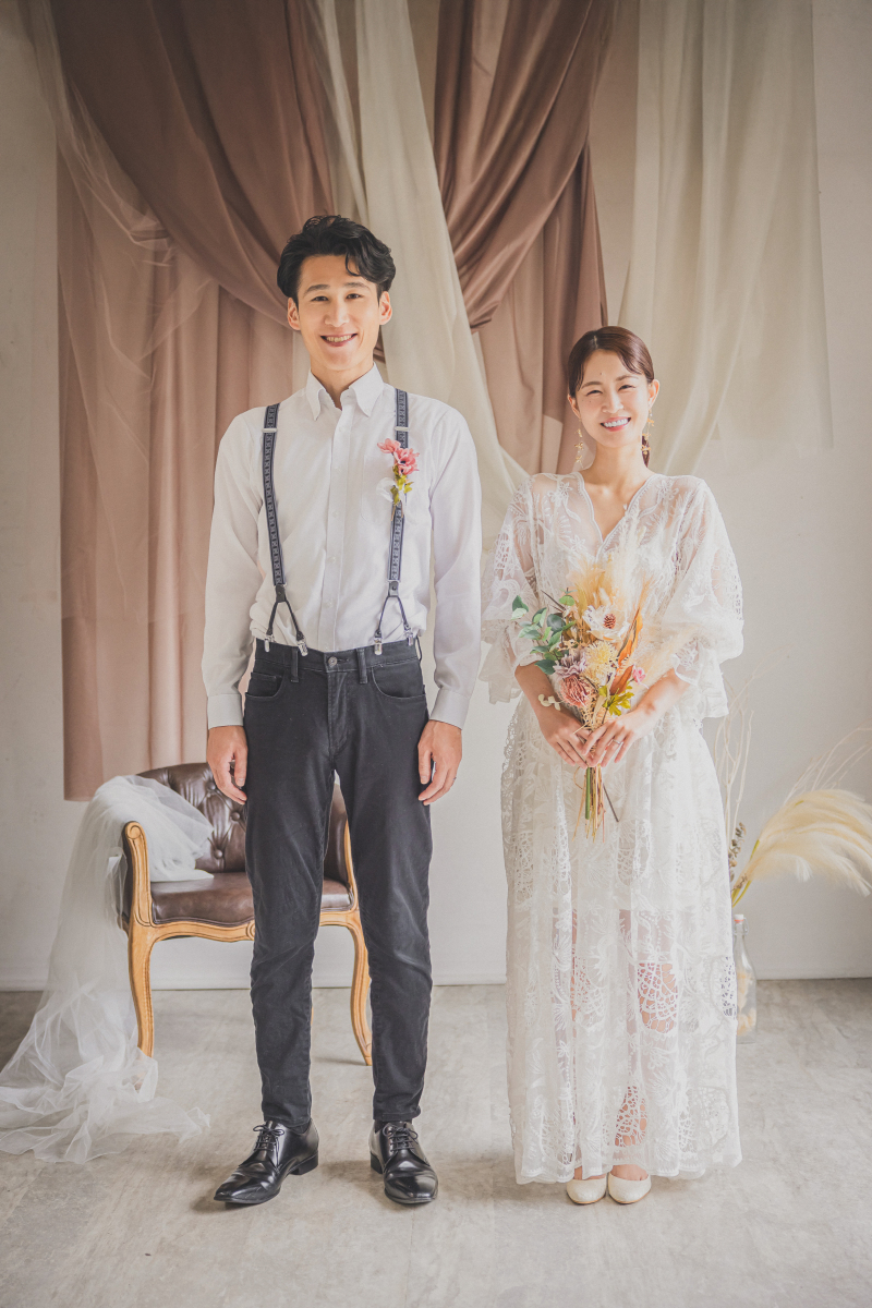 異なる背景2パターンで素敵な撮影になりました!