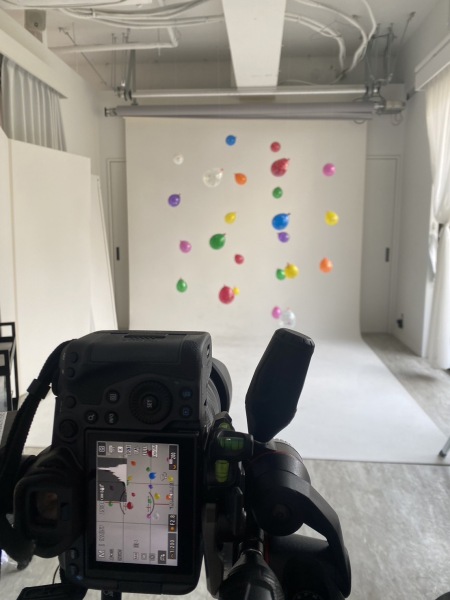 サロンでお支度を済ませ、現地へ出発!!