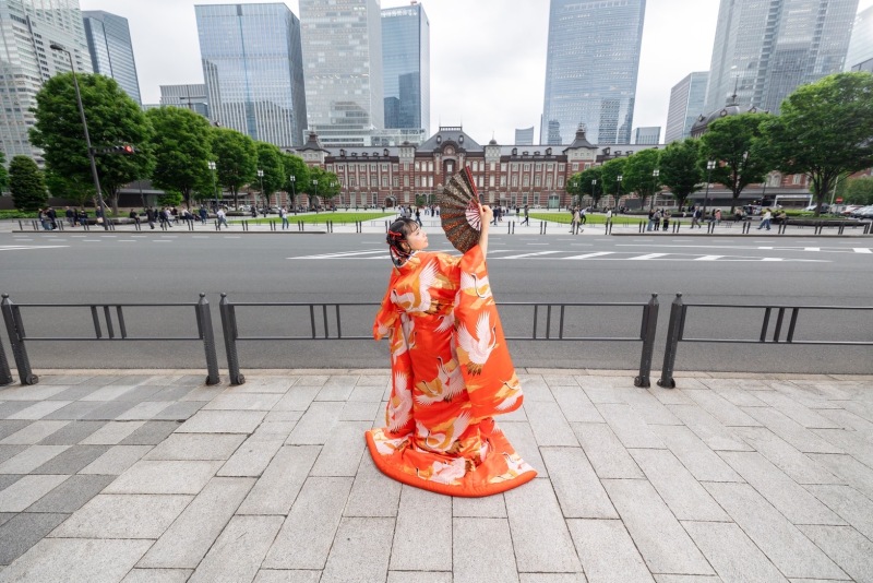 東京駅で特別なお写真を