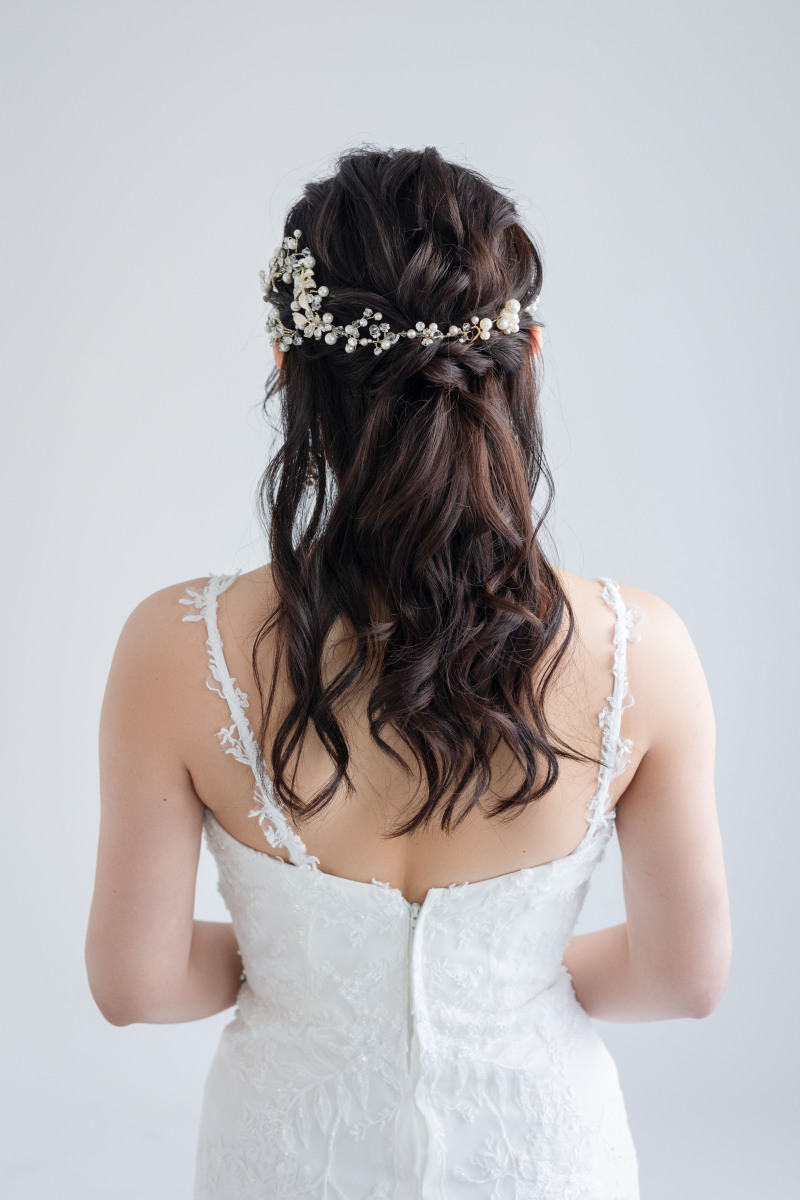 【韓国フォトフォトwedding】洋装スタジオ撮影/【FOURSIS&CO.】ドレスを着用◎専任ヘアメイク&美肌レタッチ3枚付き