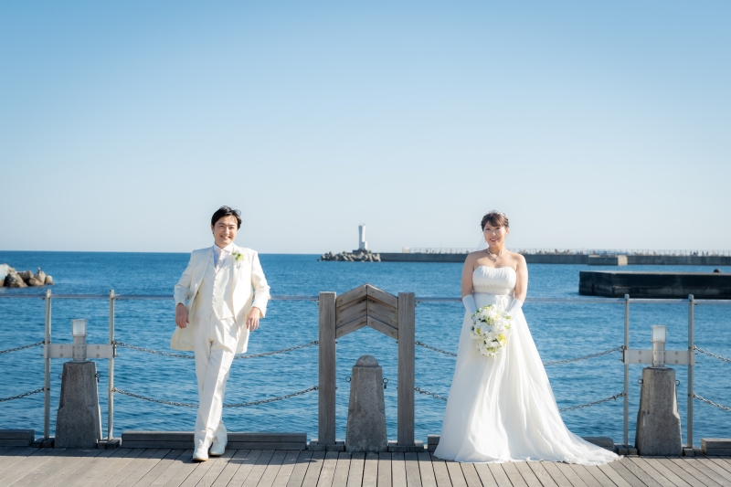 【洋装ロケーションフォト】熱海サンビーチ