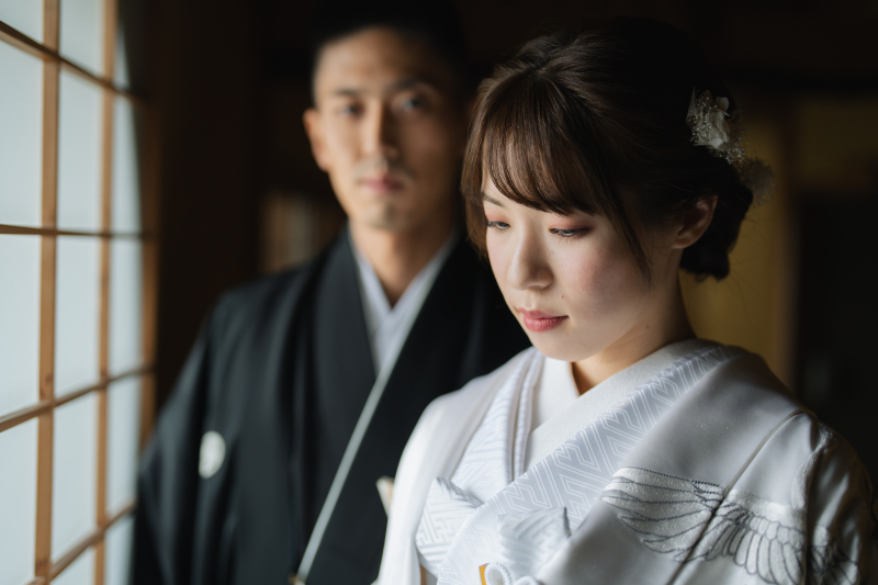 起雲閣内の廊下で