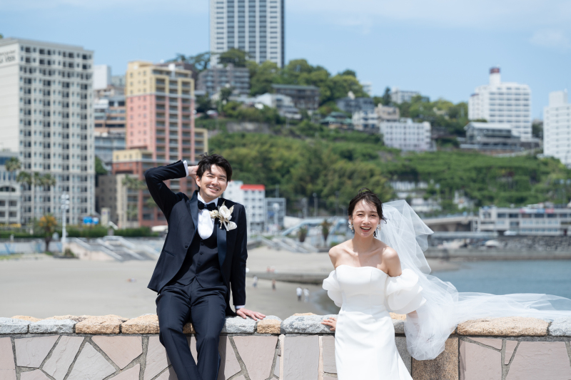 【熱海サンビーチフォト】全部込み|衣裳・ヘアメイク・着付・撮影|通常価格 220,000円 → 期間限定価格 165,000円