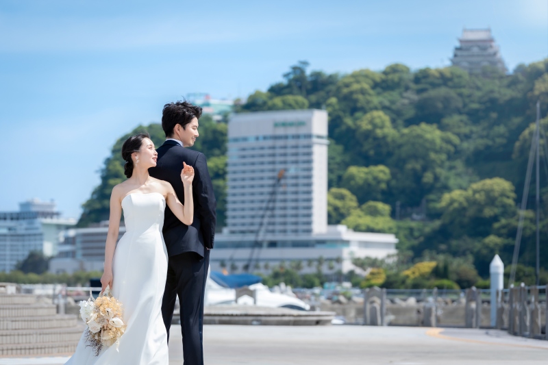 【熱海サンビーチフォト】全部込み|衣裳・ヘアメイク・着付・撮影|通常価格 220,000円 → 期間限定価格 165,000円