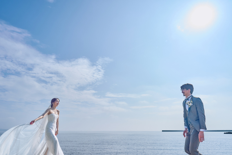 熱海で叶える、ロケーションフォトプラン　　 – 海プラン –