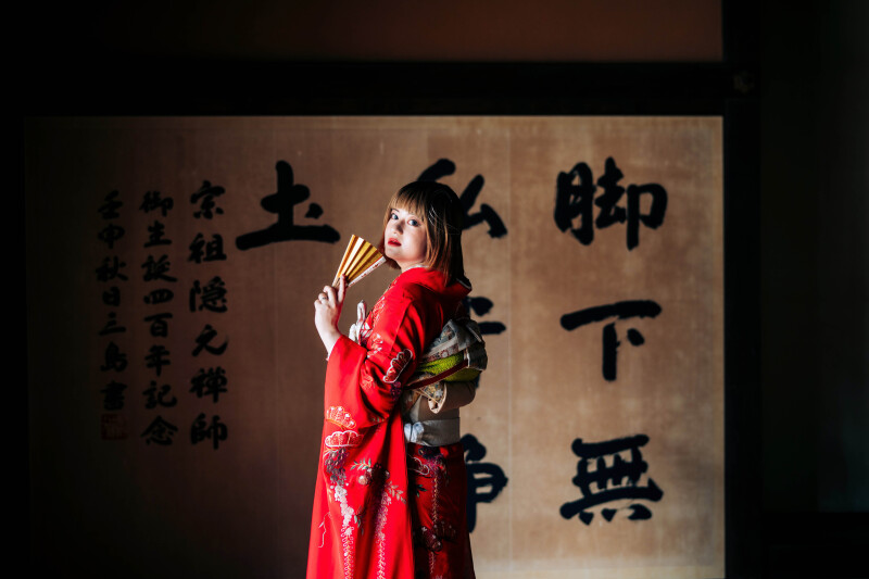 萬福寺引振り撮影