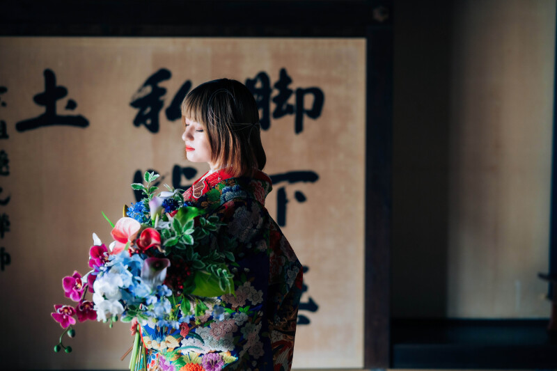 ブーケを使用してクールに。