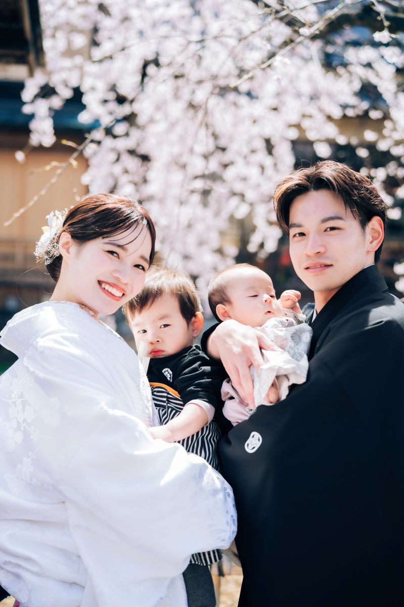 小さなお子様連れでの前撮り撮影