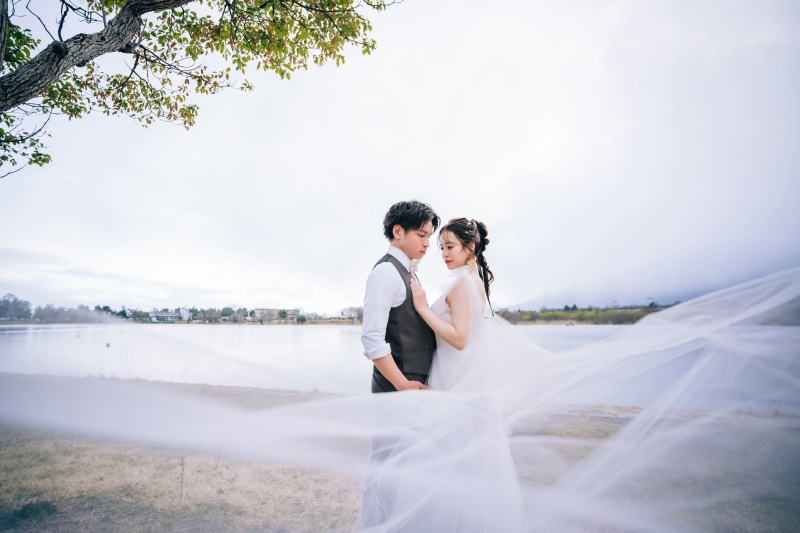 ベールを使ったオシャレショット