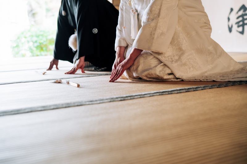 夫婦の始まりの所作