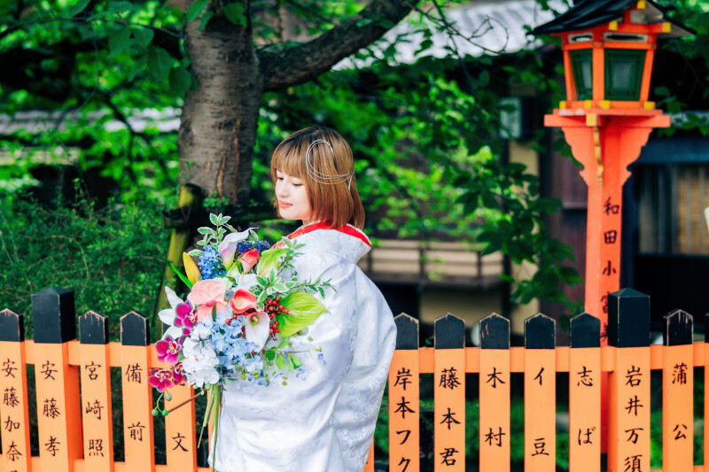 新婦ソロショット