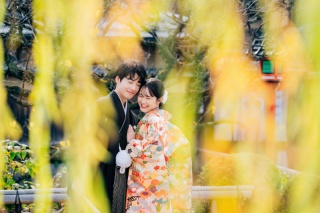 【神社仏閣】京都和装2着ロケーション3箇所（巽橋・大原野神社）スタジオ美千花撮影