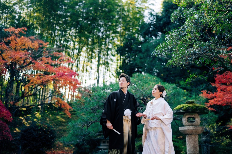 ふたりで歩く、色づく季節。