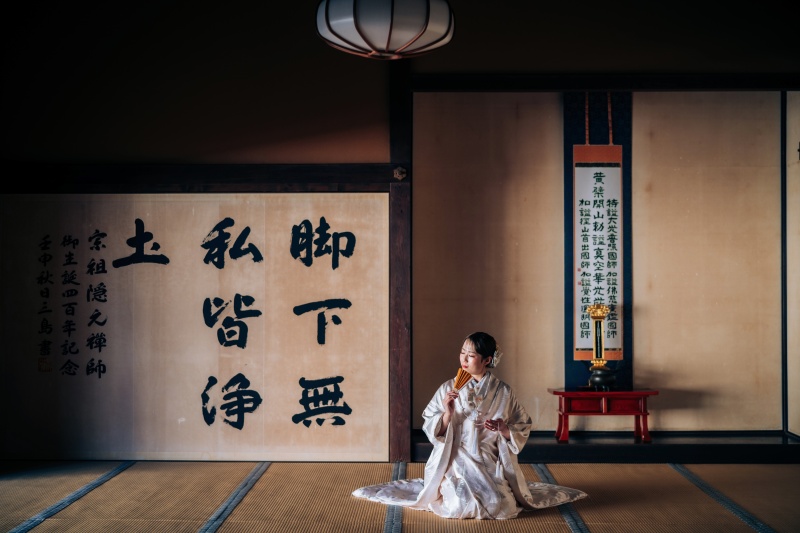 和の花嫁、しっとり美しく。