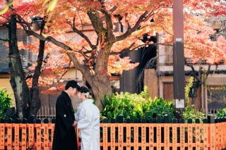 【秋の紅葉前撮り】和装２着ロケーション２箇所＋スタジオ美千花プラン