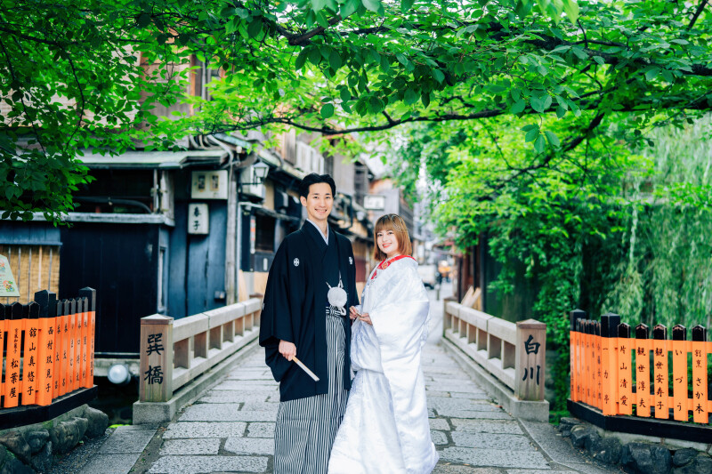 巽橋にて正ポーズ撮影