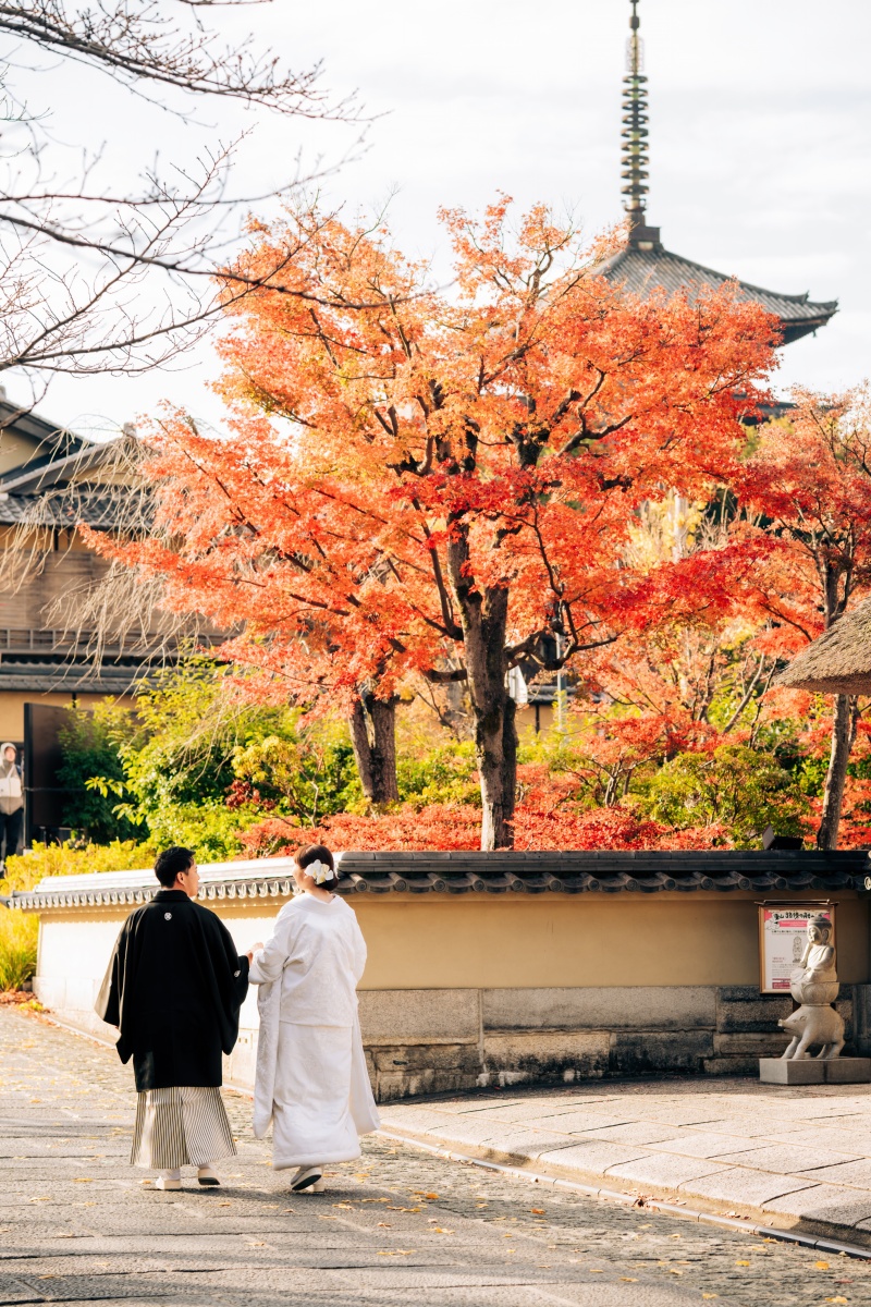 京都紅葉彩る散策時間