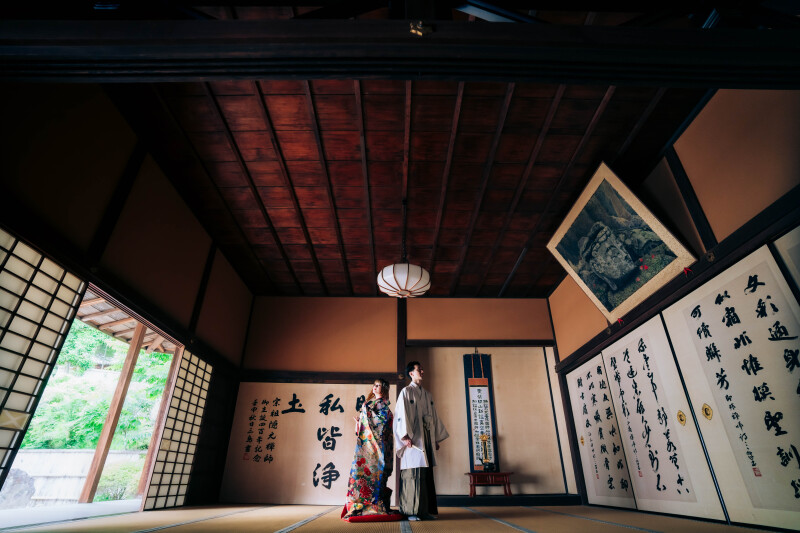 和室を活かした撮影