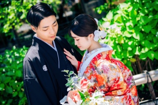 新婦ヘアセット