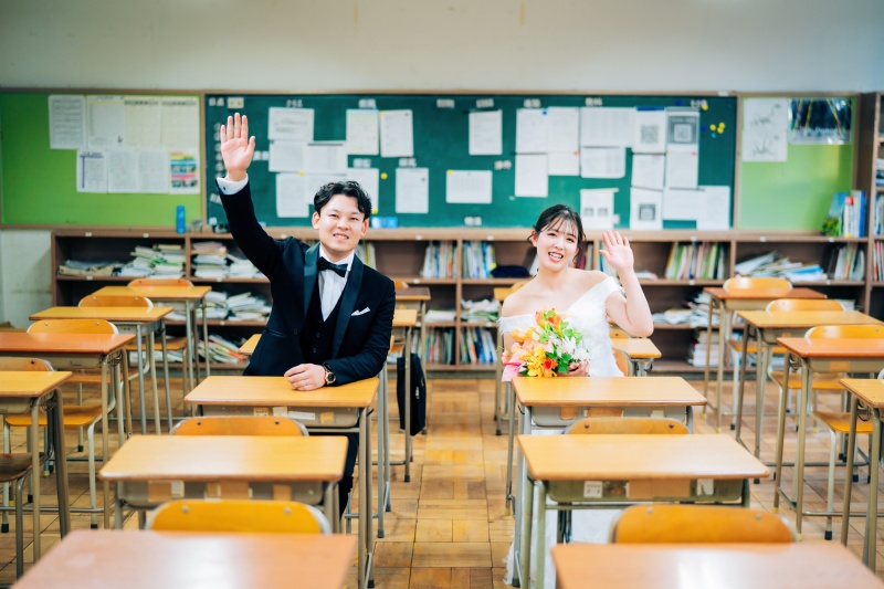 【母校撮影】学校撮影プラン+スタジオ撮影特典《魔法の美肌・細見えレタッチ付》200枚