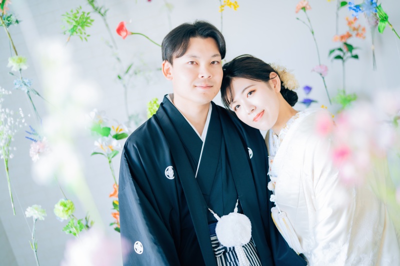 【お気軽撮影】和装スタジオ撮影プラン《魔法の美肌・細見えレタッチ付》40枚