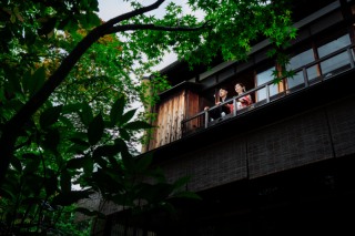 【京都祝縁オープンキャンペーン】7/1/-8/31迄の撮影限定--エアコン完備貸切お庭撮影レタッチ付全データお渡し