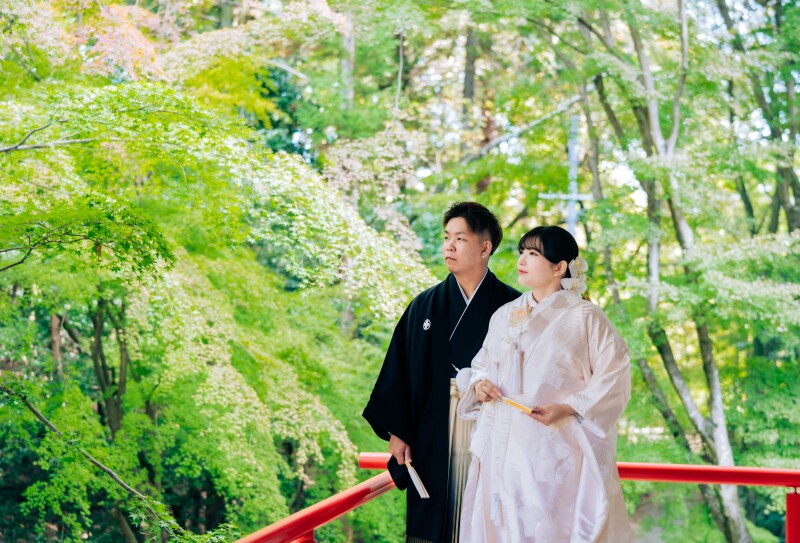 【アルバム付】大原野神社プラン+スタジオ撮影特典《魔法の美肌・細見えレタッチ付》200枚