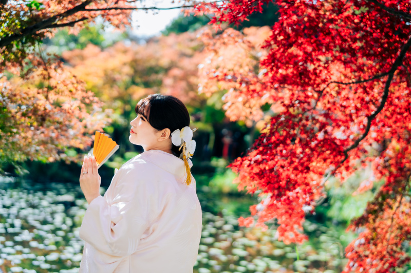 【アルバム付】大原野神社プラン+スタジオ撮影特典《魔法の美肌・細見えレタッチ付》200枚