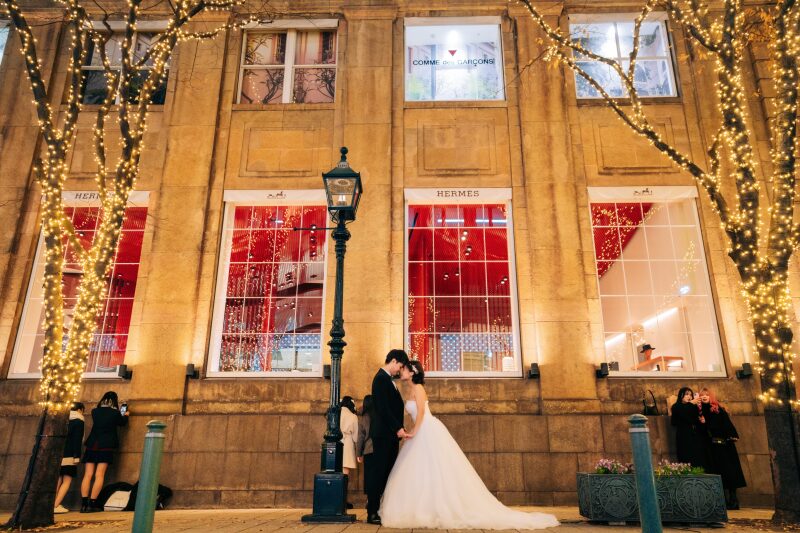 【アルバム付】神戸旧居留地洋装撮影プラン+スタジオ撮影特典《魔法の美肌・細見えレタッチ付》200枚