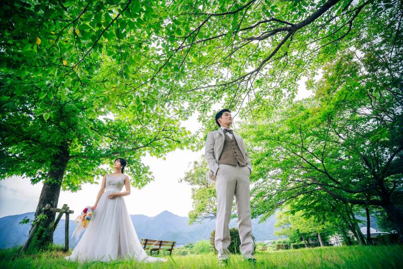 【アルバム付】滋賀琵琶湖撮影プラン+スタジオ撮影特典《魔法の美肌・細見えレタッチ付》200枚