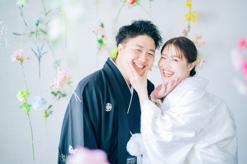 【お気軽撮影】和装スタジオ撮影プラン《魔法の美肌・細見えレタッチ付》40枚