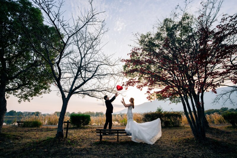 【映像プラン付】滋賀琵琶湖撮影プラン+スタジオ撮影特典《魔法の美肌・細見えレタッチ付》200枚