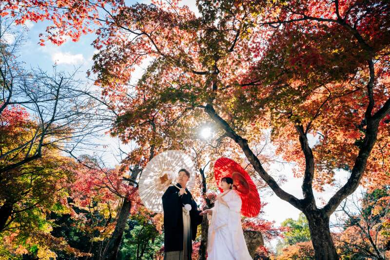 【アルバム付】大原野神社プラン+スタジオ撮影特典《魔法の美肌・細見えレタッチ付》200枚