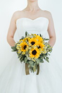 生花ブーケ【ひまわりのクラッチブーケ】※事前申込商品※